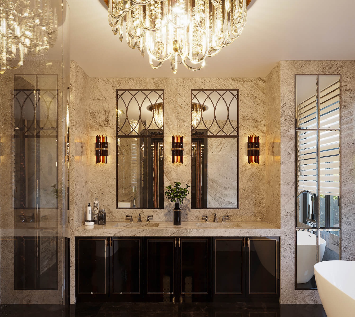 Thiết kế phòng tắm master