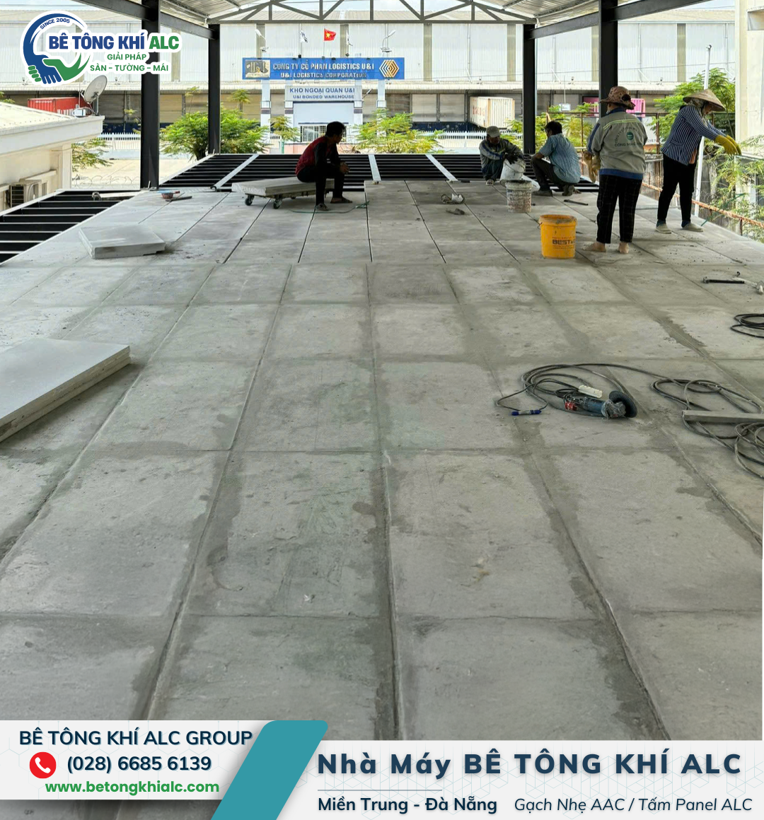 tấm bê tông nhẹ làm sàn
