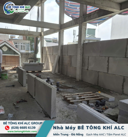 tấm bê tông nhẹ Đắk Lắk kết hợp khung bê tông