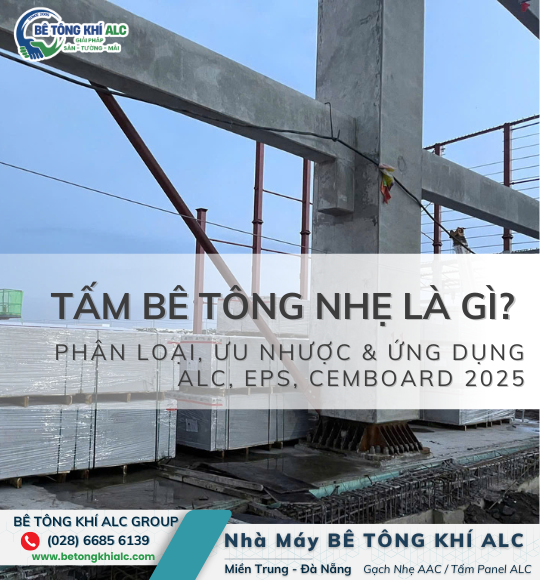 tấm bê tông nhẹ là gì