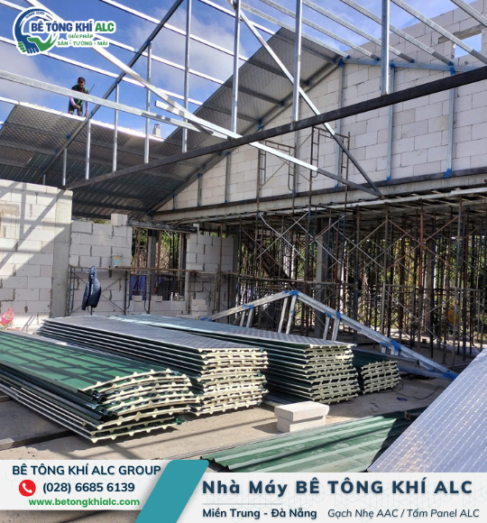 Ứng dụng gạch bê tông nhẹ trong xây dựng nhà ở