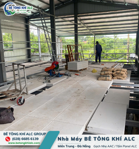Cấu tạo tấm panel bê tông nhẹ có lõi thép chịu lực